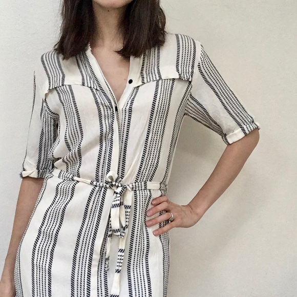 🌟 3 for $12 • TOPSHOP • rare• striped button down shirt dress - Picture 11 of 16